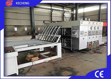 High Speed Flexographic Box Printing Machine 3 Color 1 - 12mm Cardboard Thickness